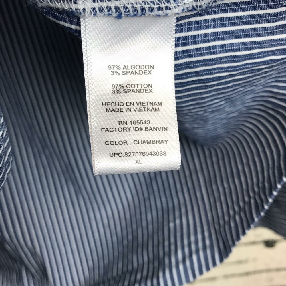 Floral Patchwork Pinstripe Button Down - image 6